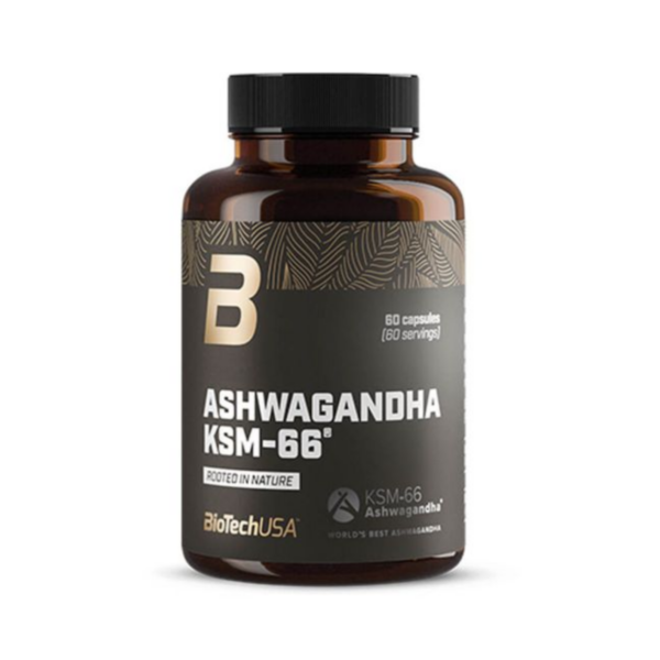 BiotechUSA Ashwagandha KSM-66 - 60 cápsula