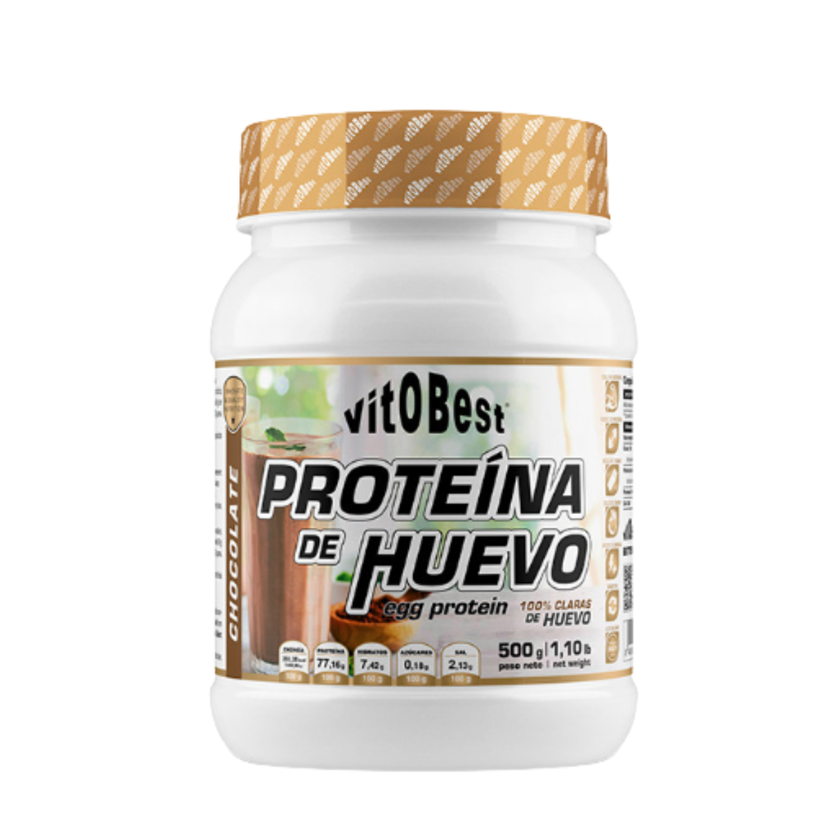 Diseño sin título (58) Vitobest Proteína de Huevo 500g - Imagen 1