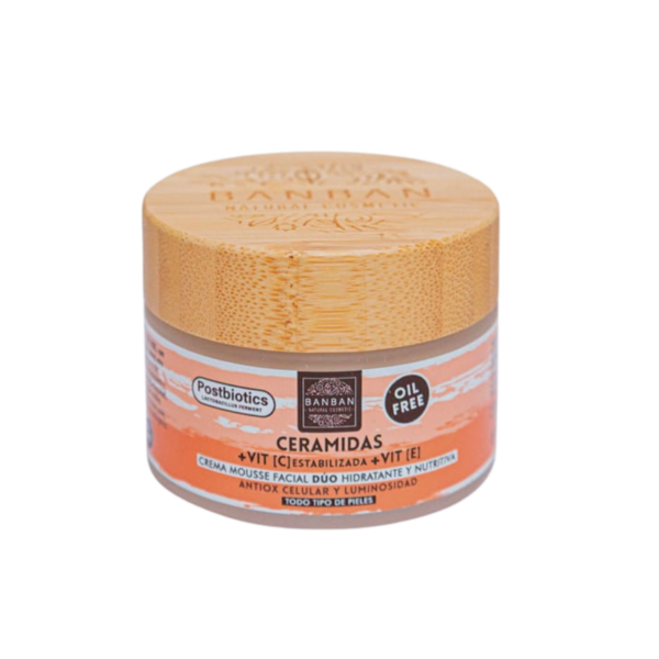 BanBan Crema Mousse Facial Dúop Ceramidas y Vitamina C 50ml