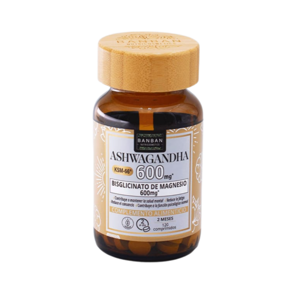 BanBan Ashwagandha 120caps 600mg Bisglicinato Magnesio 600mg