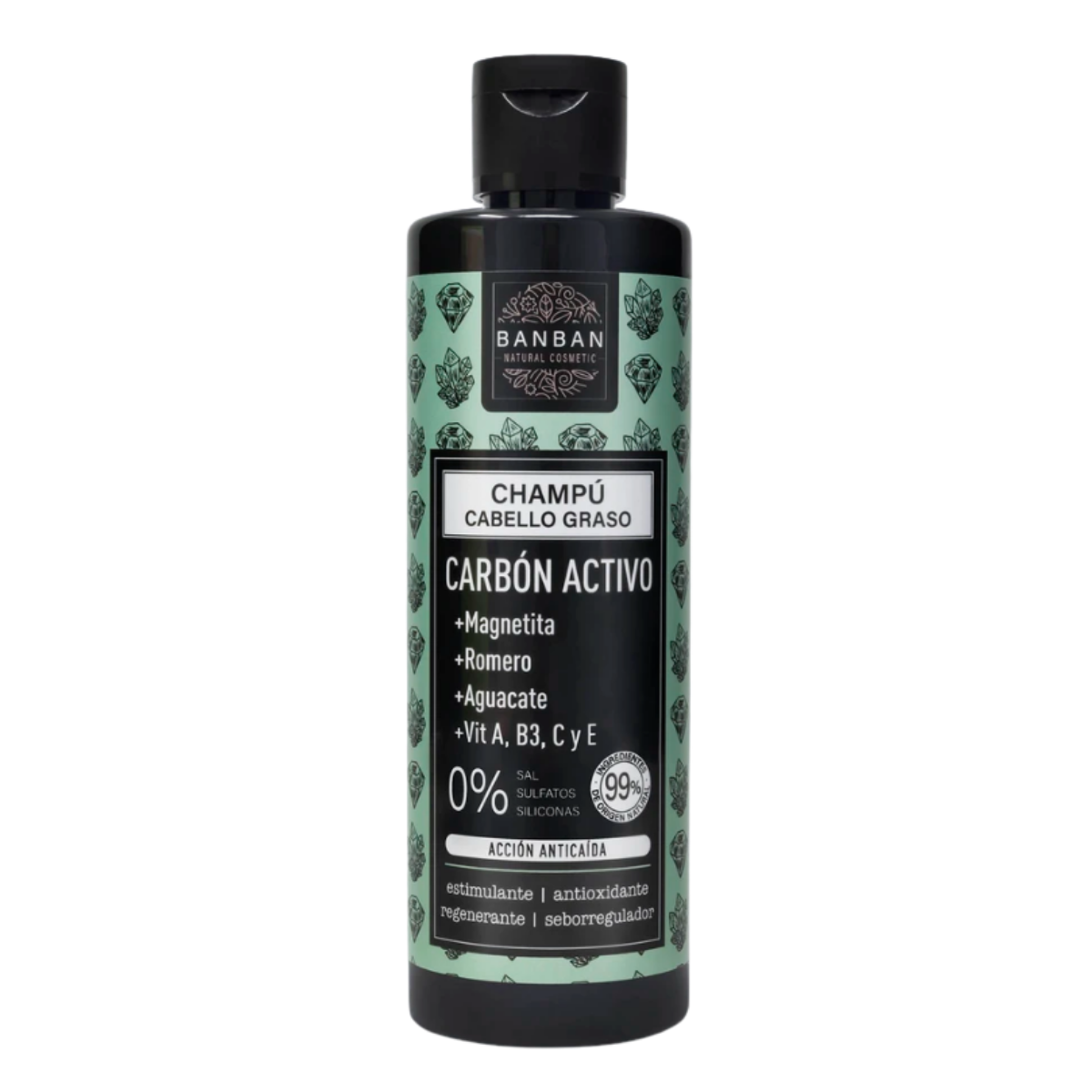 Terra Nova (8) BanBan Campú Carbón Activo Anticaida 250ml - Imagen 1