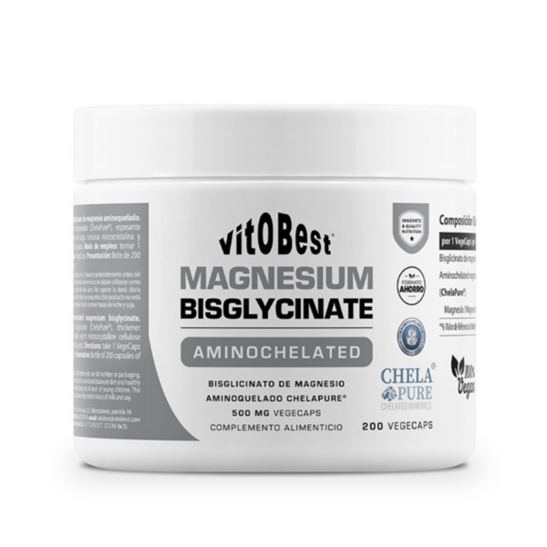 Vitobest Magnesium Bisglycinate 200caps